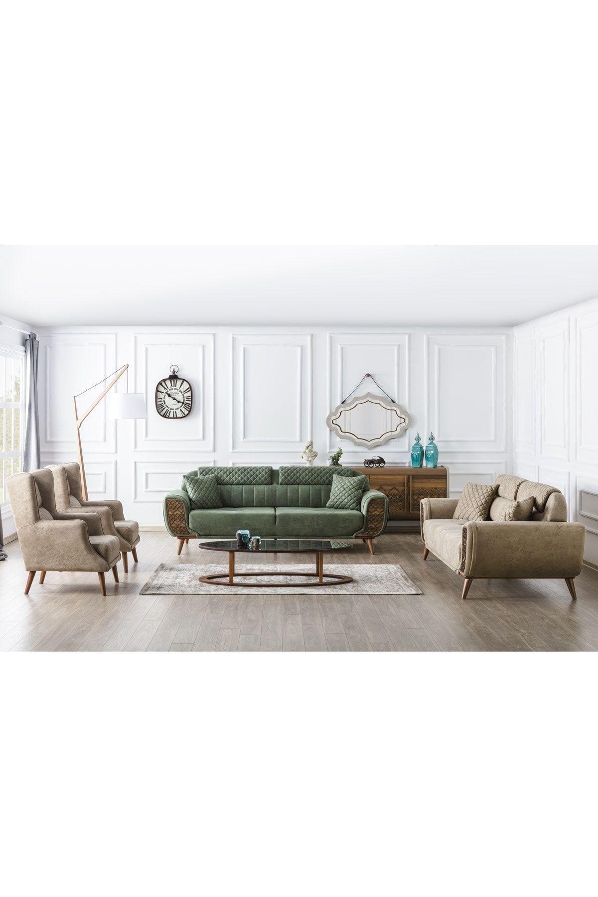 Weltew Home Vega Koltuk Takımı 3+3+1+1