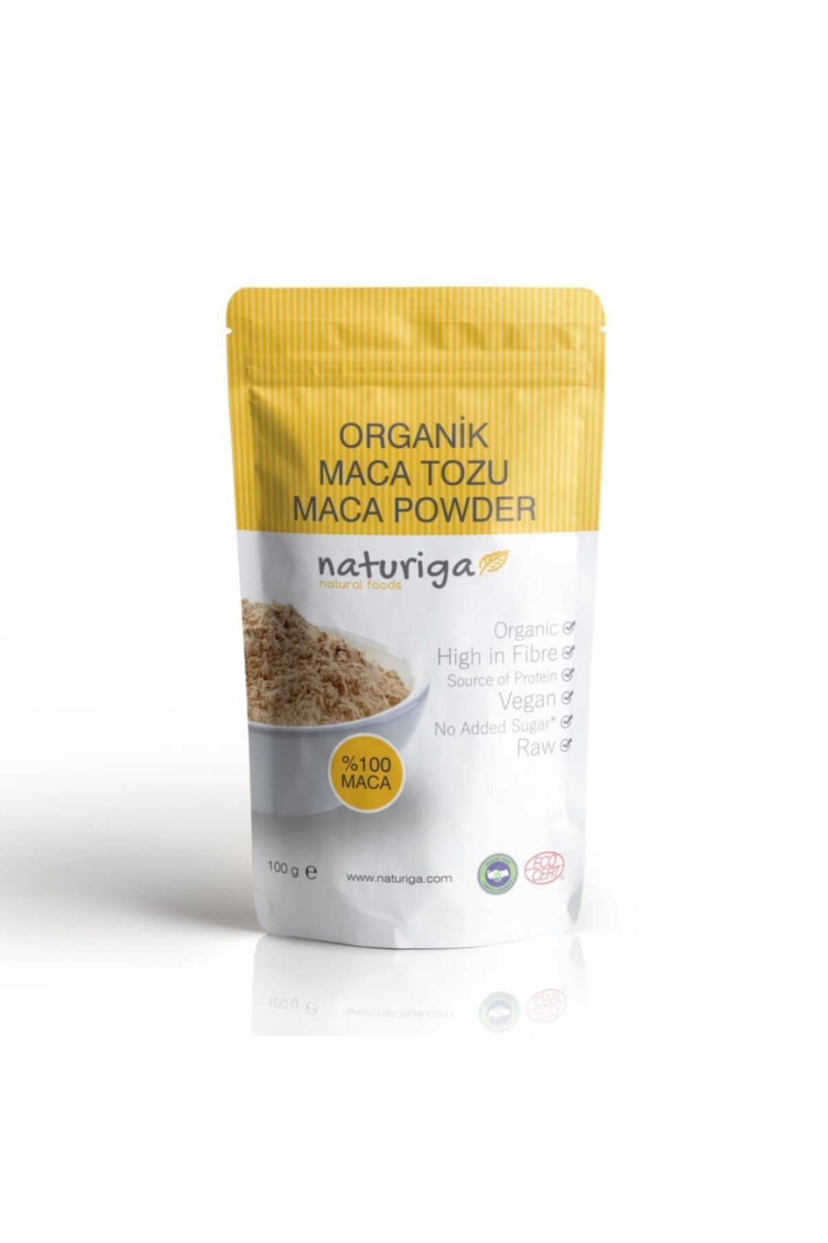 Naturiga Organik Maca Kökü Tozu 100 Gr