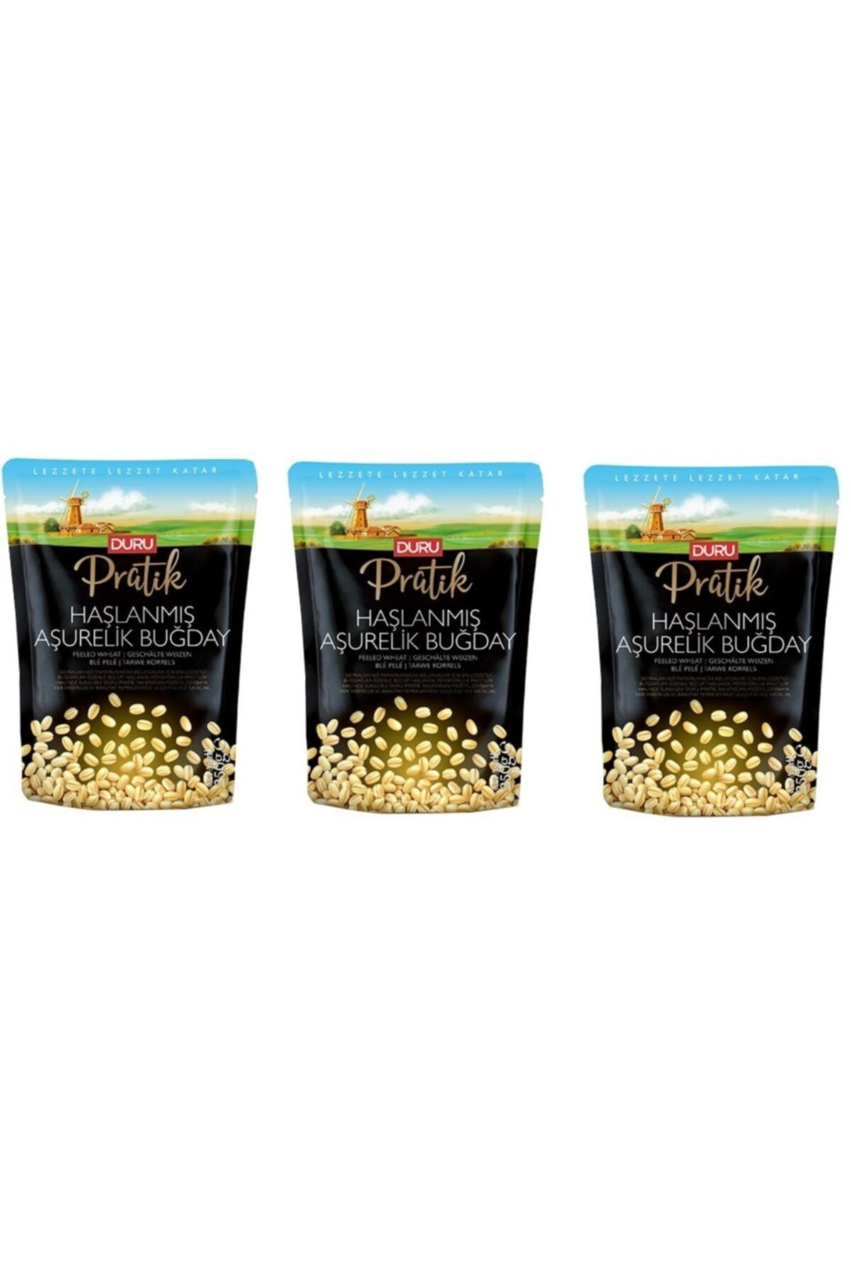 Duru Pratik Haşlanmış Aşurelik Buğday 250 gr x 3 Adet