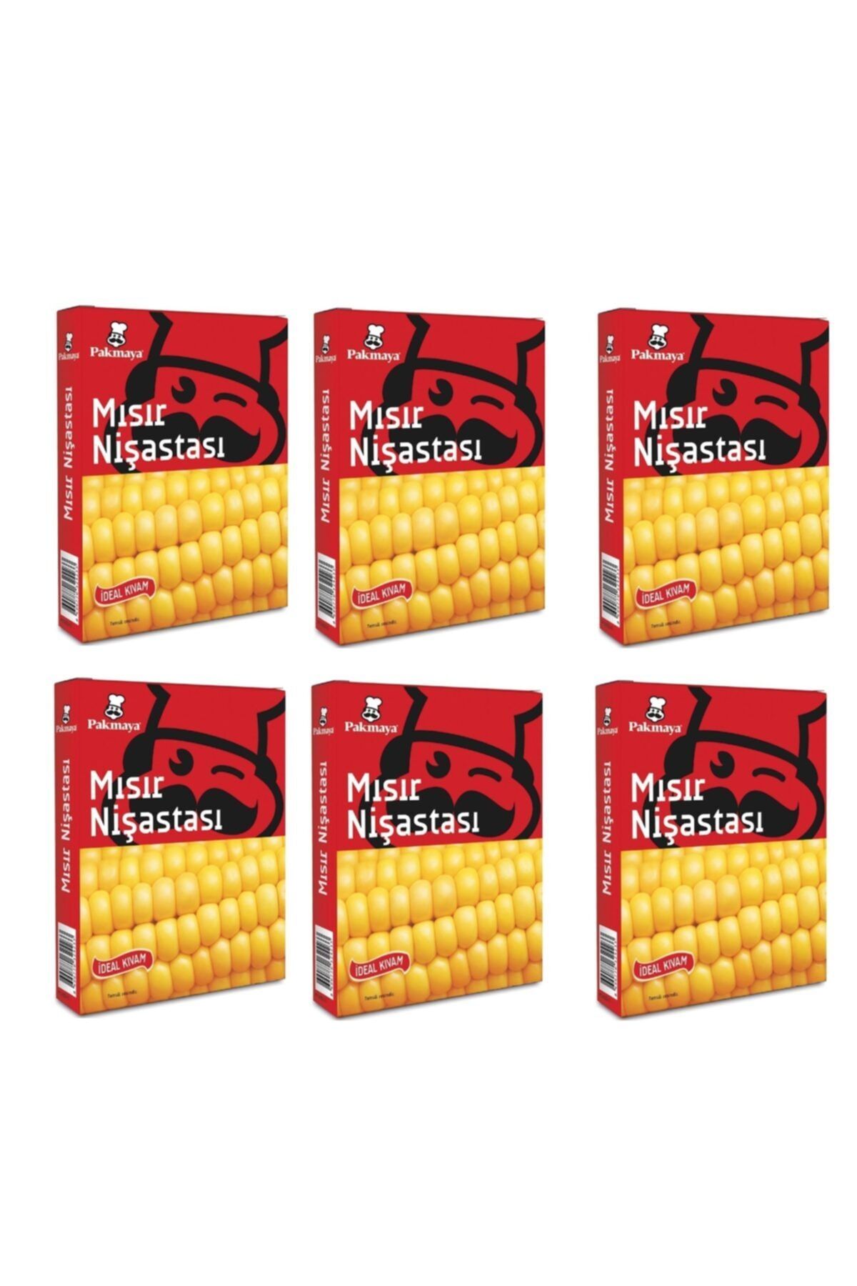Pakmaya Mısır Nişastası 200 Gr X 6 Adet