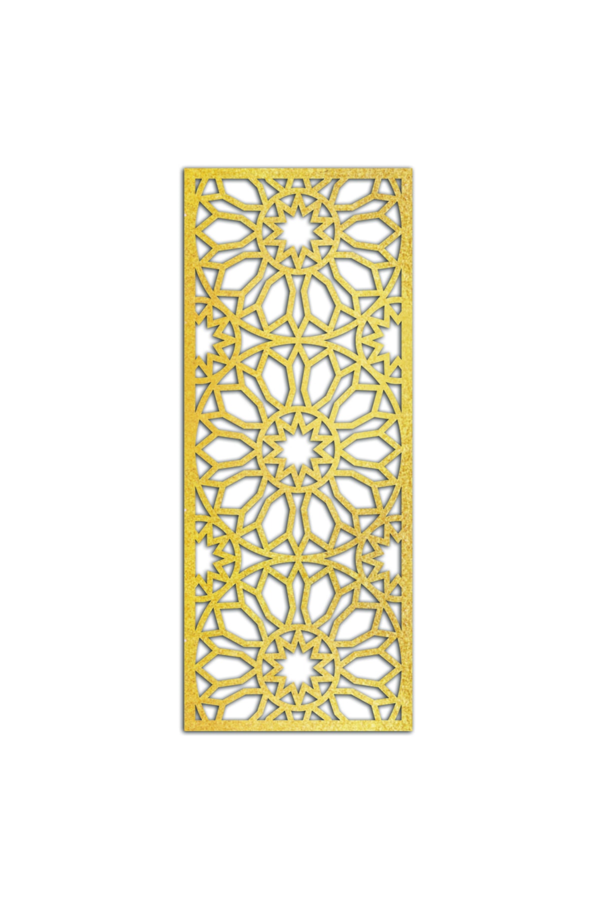 Liar Dekor Liar Ahşap Seperatör (Paravan) - KSP-201 - (18 mm) - (100 cm x 210 cm) - (Gold)