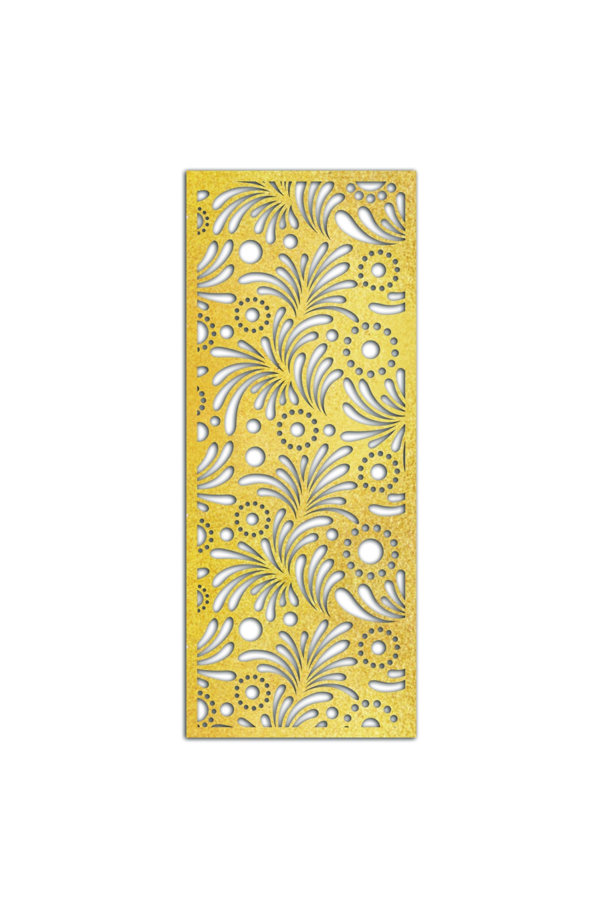 Liar Dekor Liar Ahşap Seperatör (Paravan) - KSP-196 - (18 mm) - (100 cm x 210 cm) - (Gold)