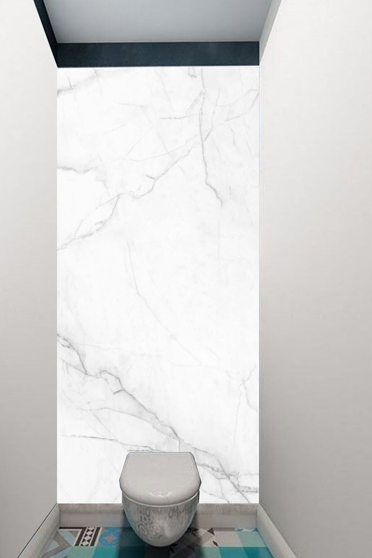 Kolhis 100cmx280cm Banyo Fayans Suya Dayanıklı Premium Sağlıklı Boya Yapışkanlı Folyo