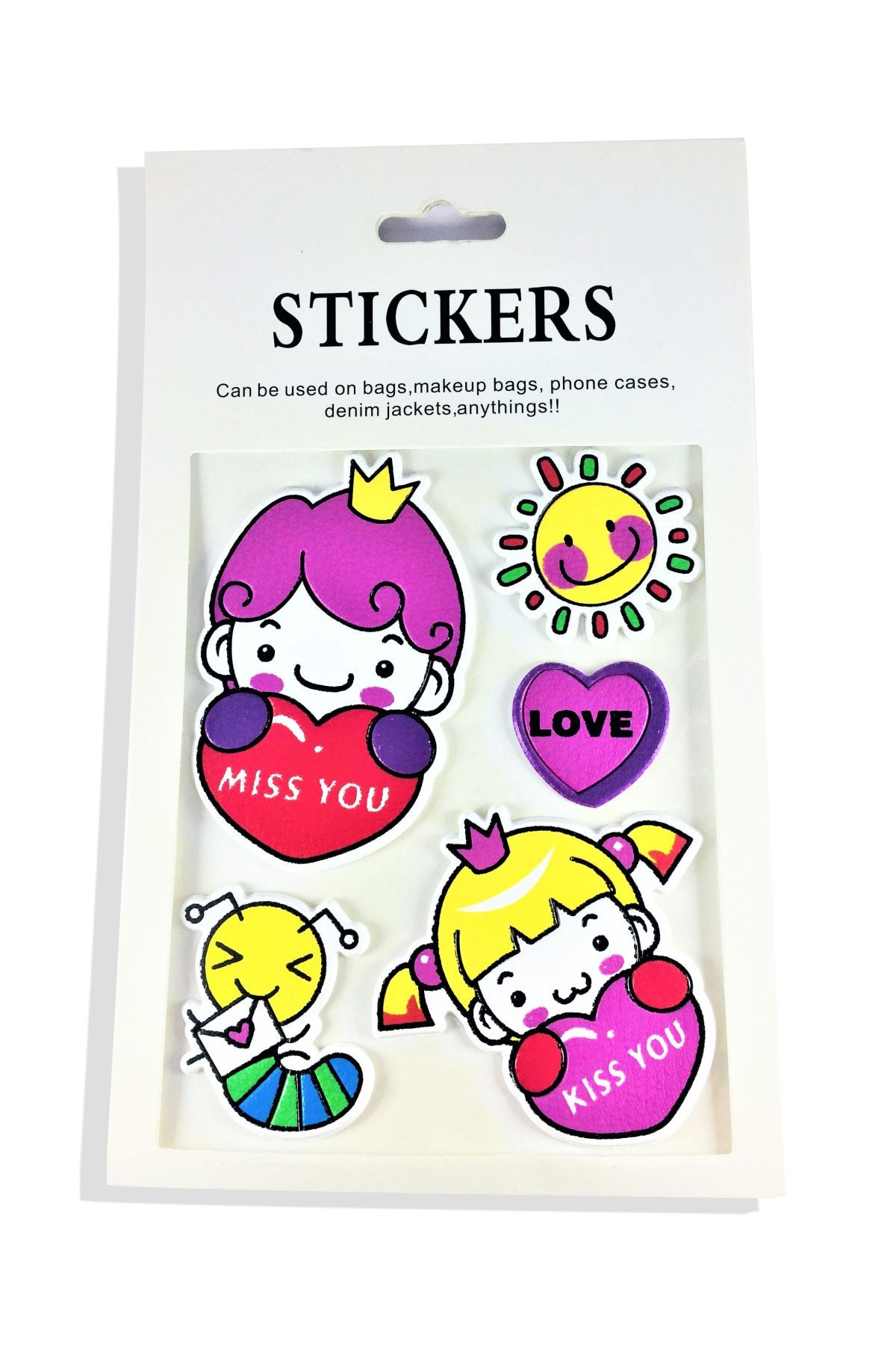 TÜKKAN ACCESSORİES Kabartmalı Stickers Defter,ajanda,kitap,çanta,telefon Ve Laptoplar Için Etiket Set