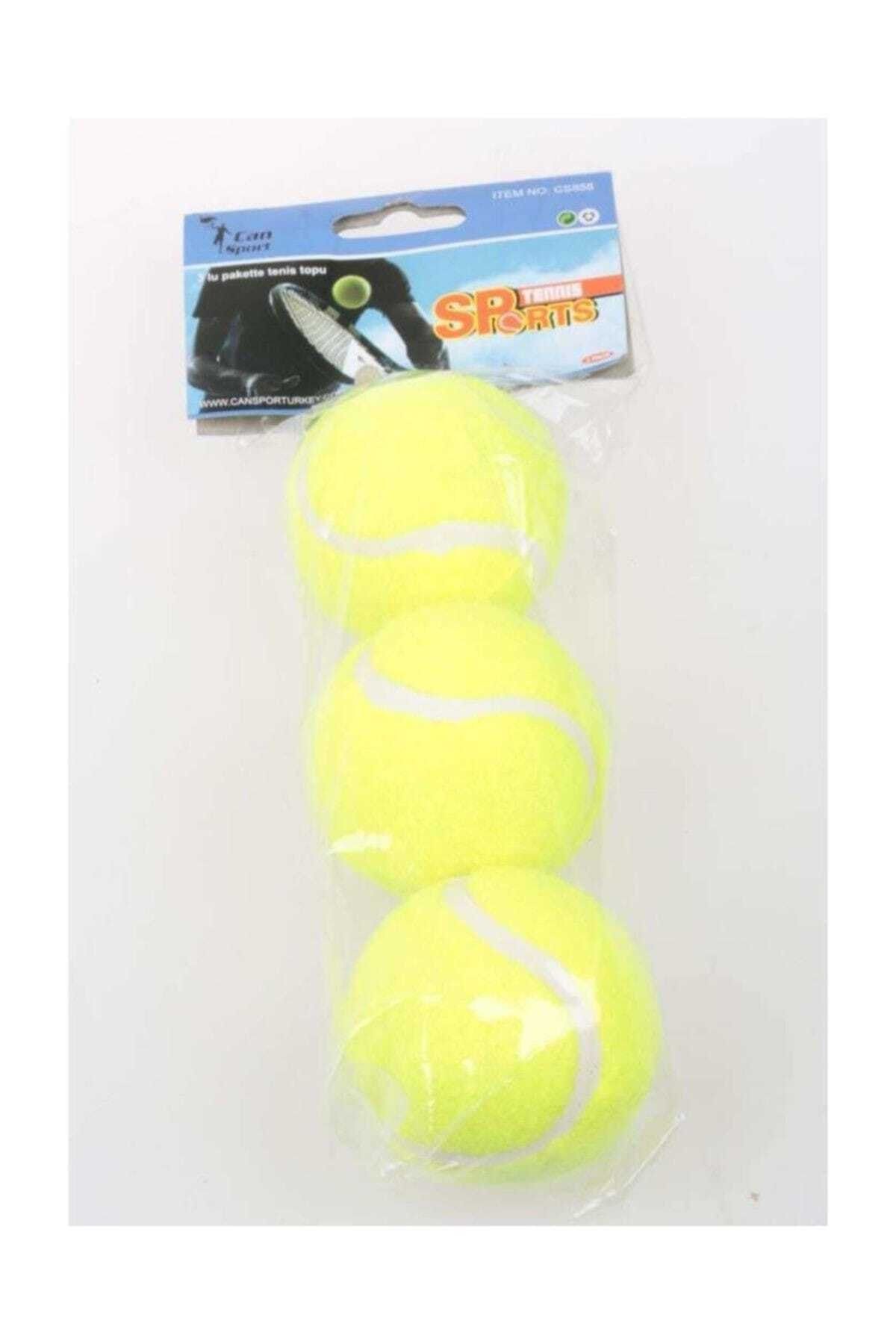 Can Toys Tenis Topu 3'lü Kaliteli Dayanıklı