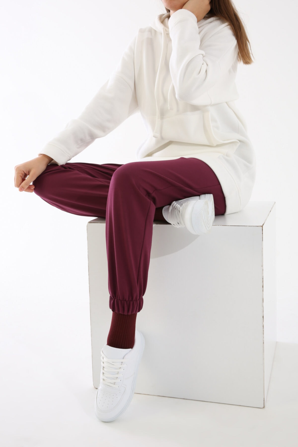 ALLDAY Kadın Gül Kurusu Jogger Eşofman Altı