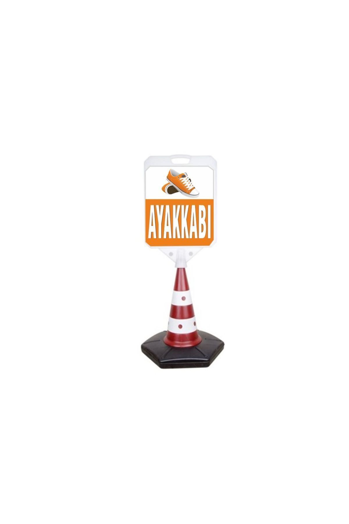 Burada Medikal ve Reklam Ayakkabıcı Reklam Uyarı Yönlendirme Dubası 1 Adet A+ Plastik