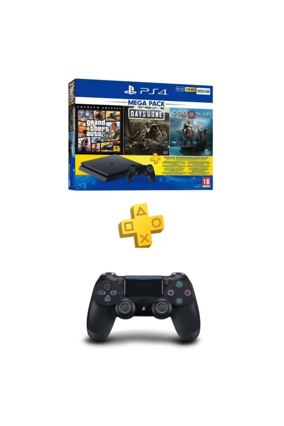 sony ps4 slim 500 gb gta v days gone god of war psn 2 dualshock eurasia garanti fiyati yorumlari trendyol