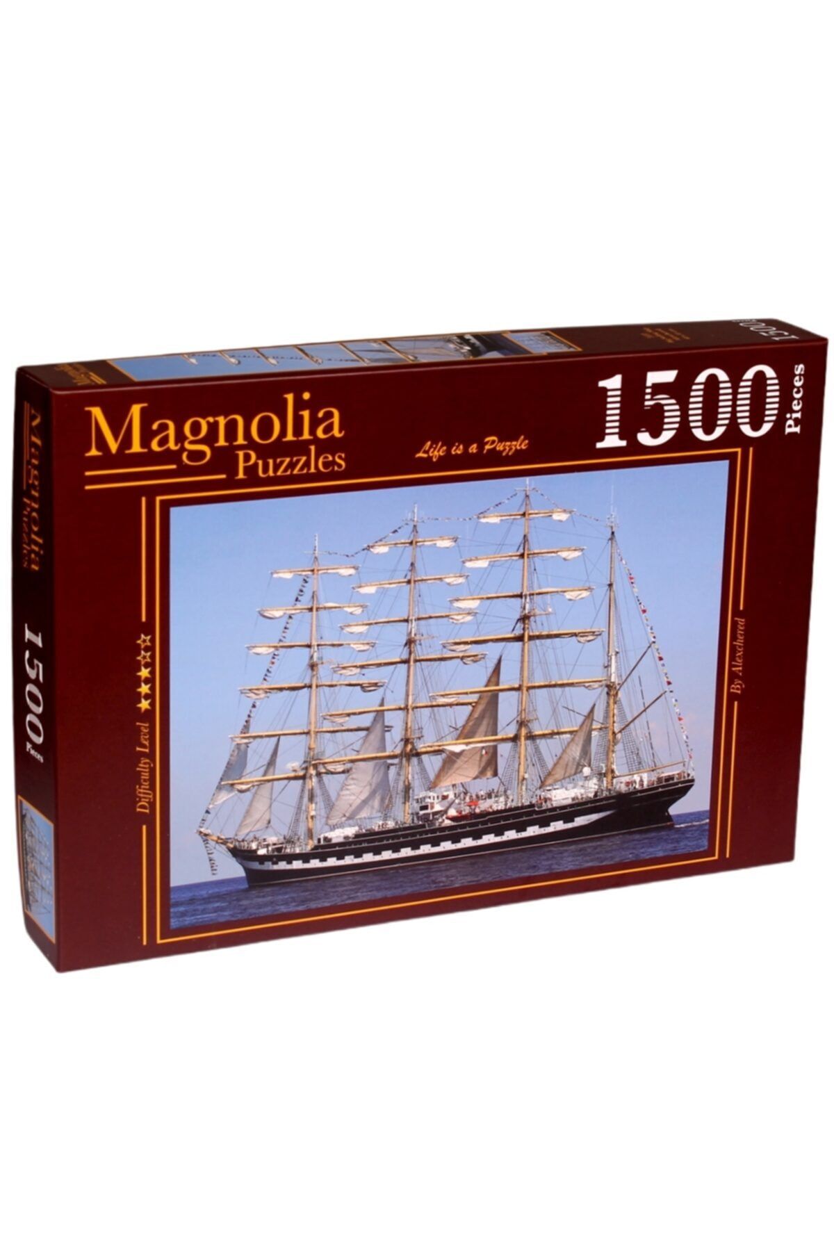 Magnolia Puzzle - 1500 Parça Puzzle - Yelkenli Gemi - Big Sailing Ship - 3532