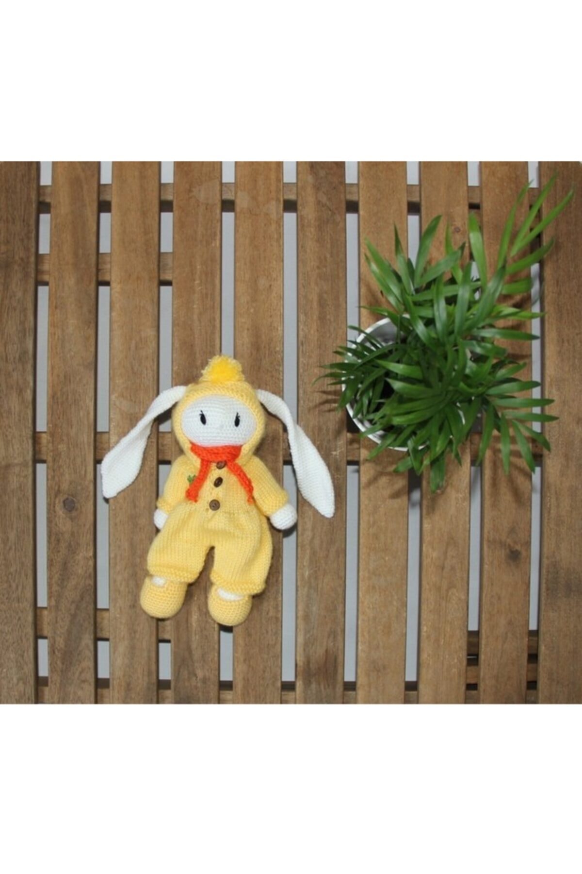 babylimebutik Tavşan Amigurumi Organik Örgü Oyuncak