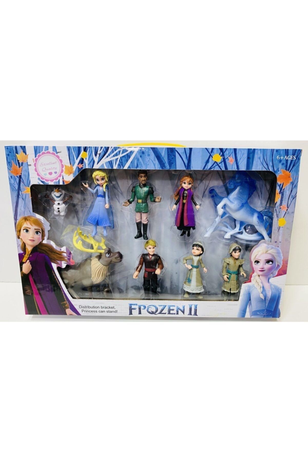 Disney Frozen Frozen Elsa Anna Olaf Sven Olaf 9 Parça Figür Pasta Süsü