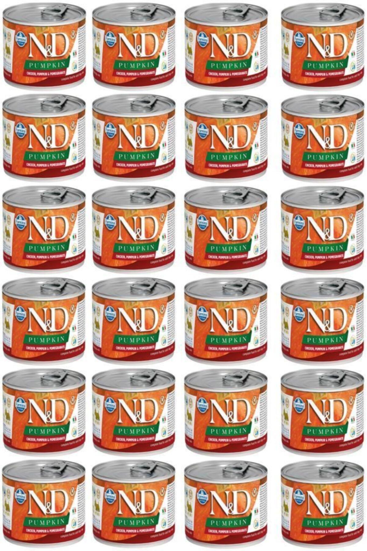 N&D Balkabaklı Tavuk Ve Narlı Köpek Konservesi 140 gr 24 Adet