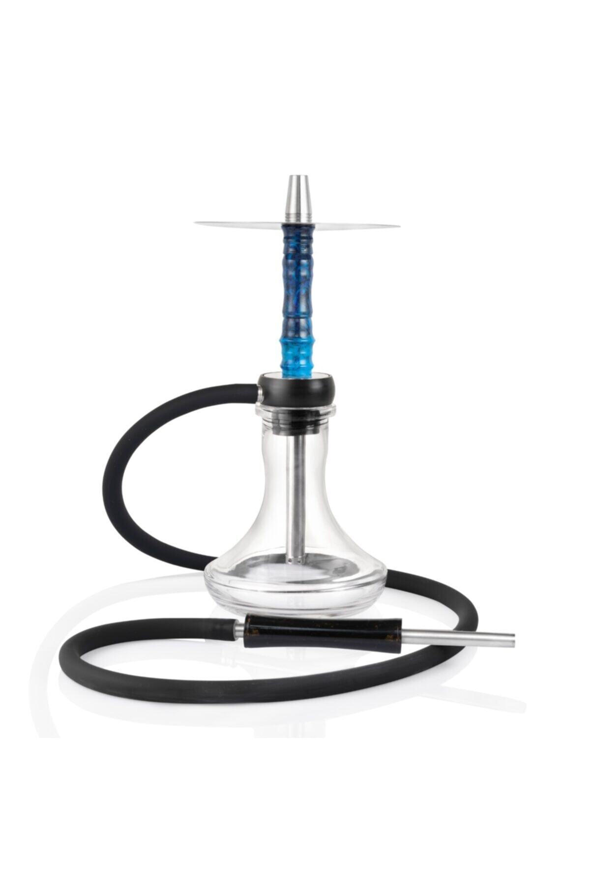 Muvo Shisha Mv503-epoxy Çelik Nargile Mavi
