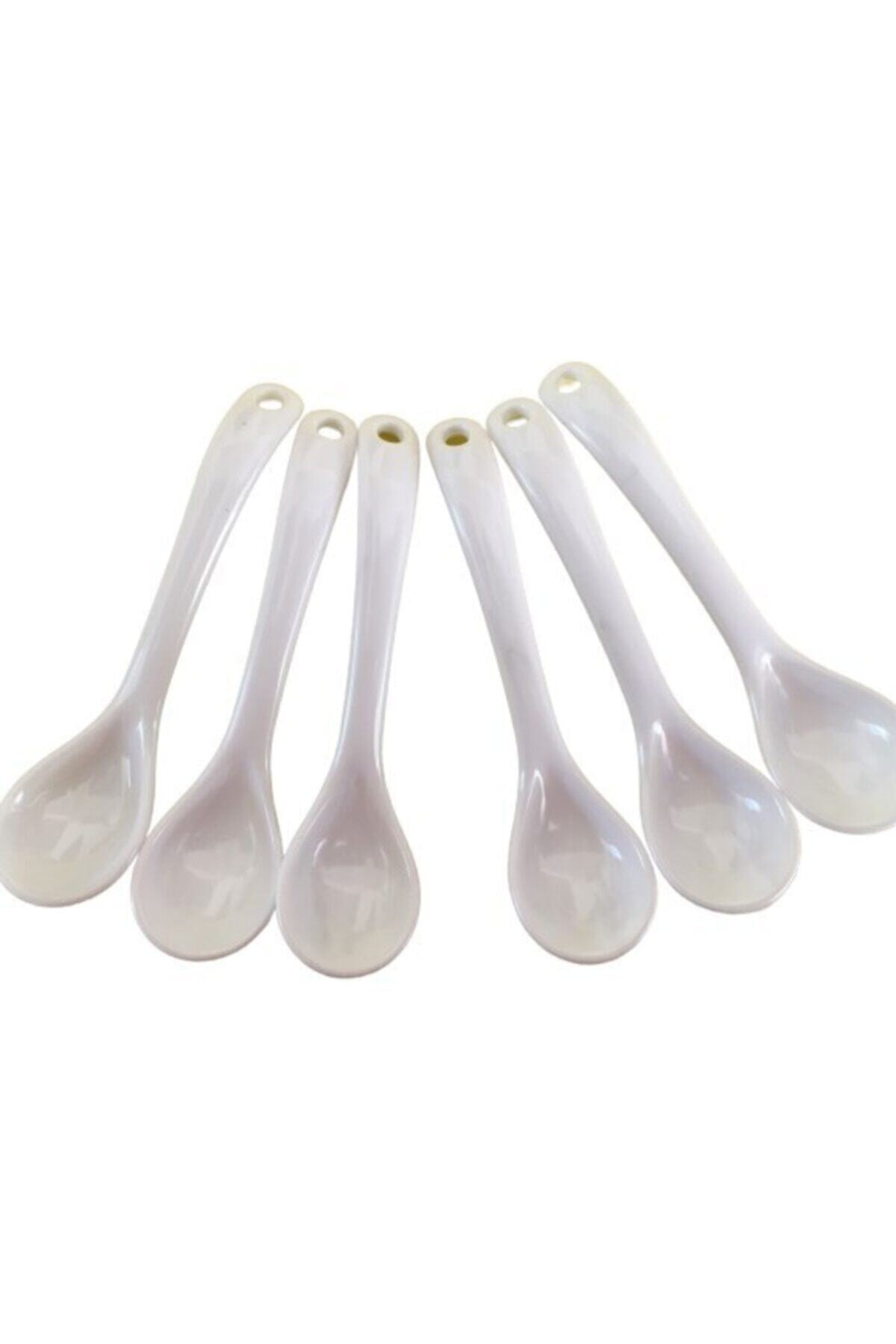 Pobi Plastik Mama Baharat Kaşığı Beyaz Yerli Üretim