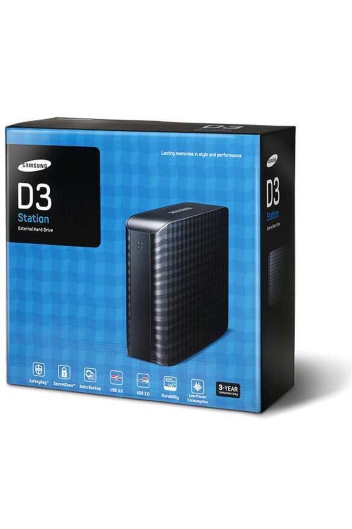 Samsung D3 Station 2tb Usb 3.0 Stshx-d301tdb Taşınabilir Disk