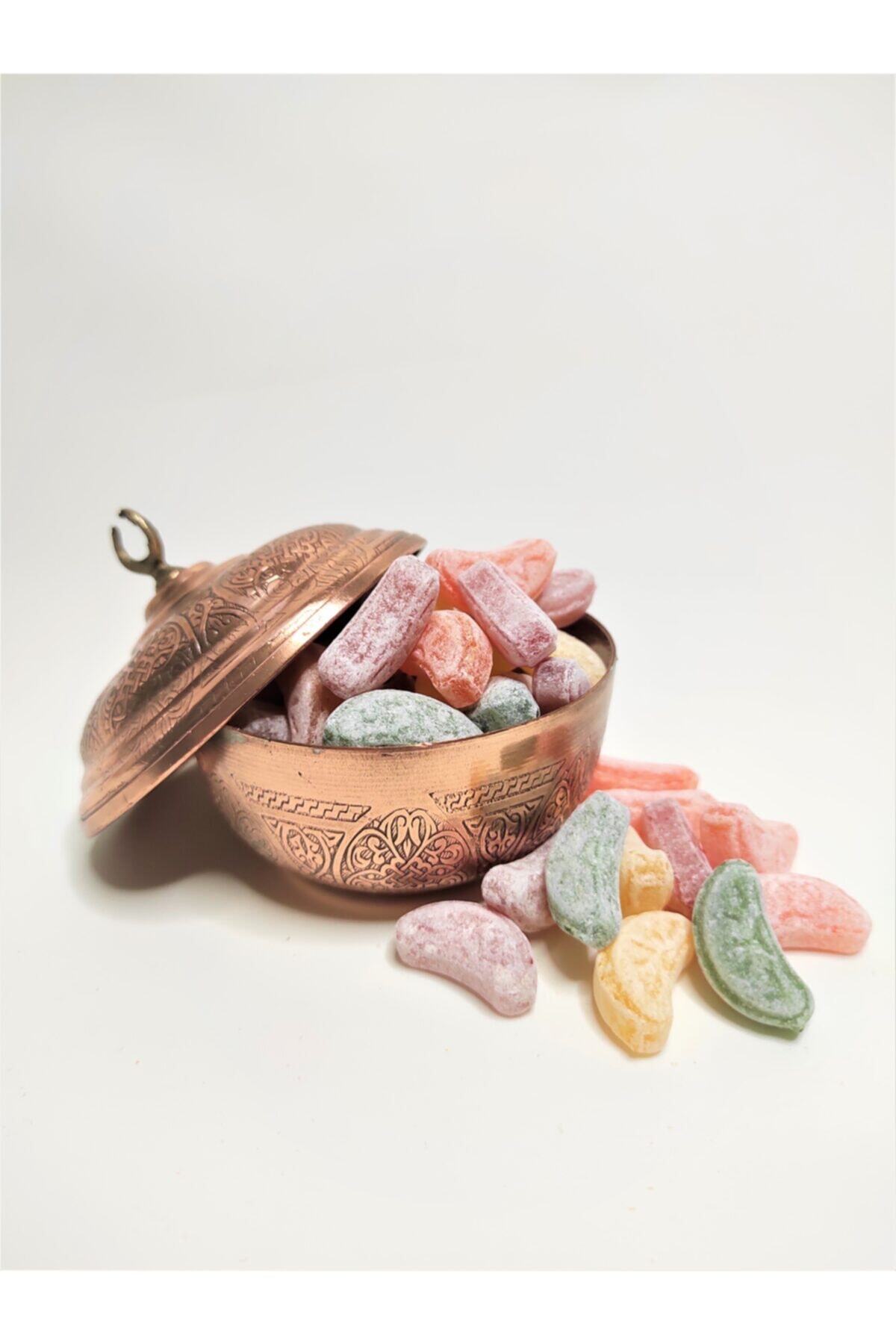 Petek Şekerleme Dilim Meyveli Akide Şekeri Glikozsuz %100 Şekerden 400 gr