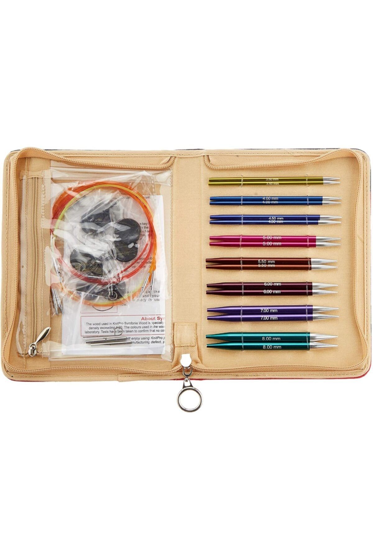 KnitPro Zing Deluxe Yuvarlak Örgü Şiş Seti
