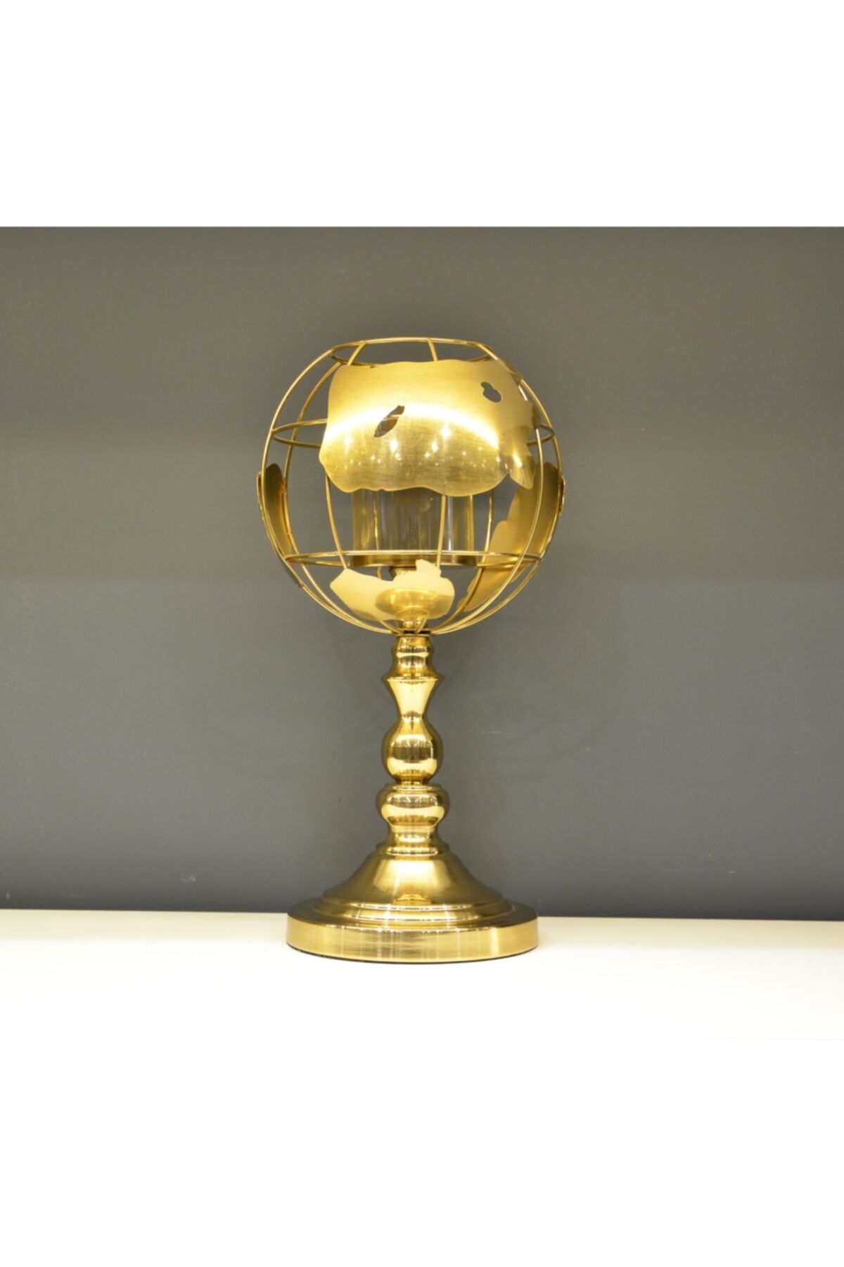 Lucky Art Ba-hem Gold Dünyalı Dekoratif Mumluk