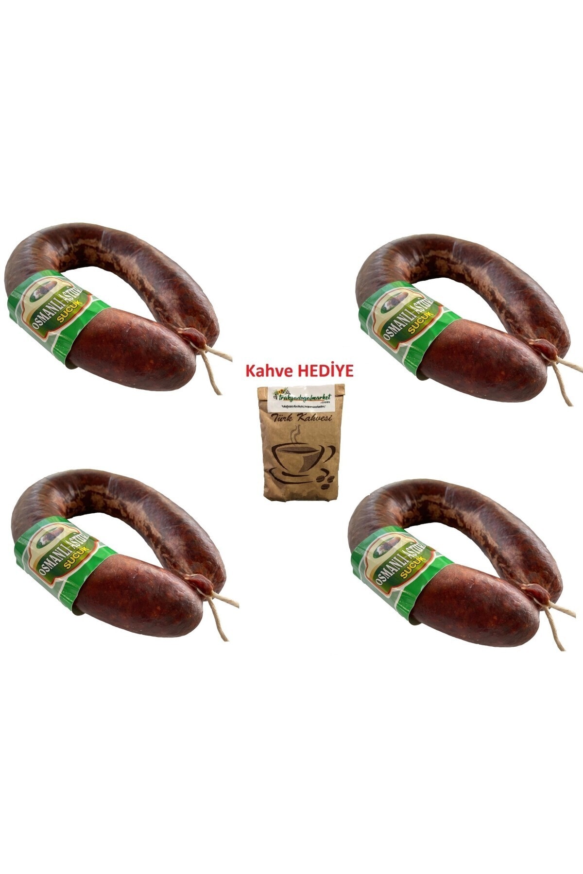 Trakya Doğal Market Dana Kasap Sucuk 2 Kg (osmanlı Astürk) Paket 48