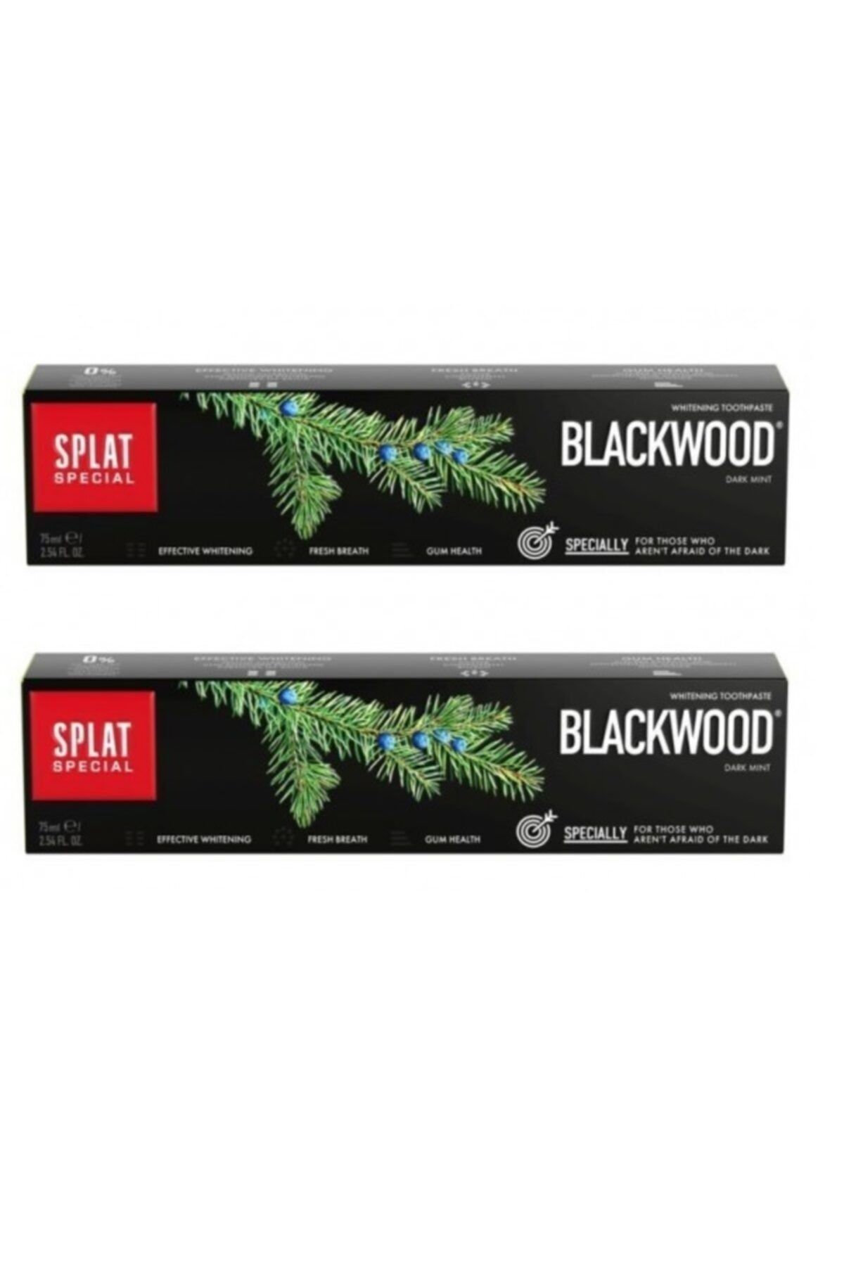 Splat Blackwood Beyazlatıcı Diş Macucu 75 Ml X2 Adet