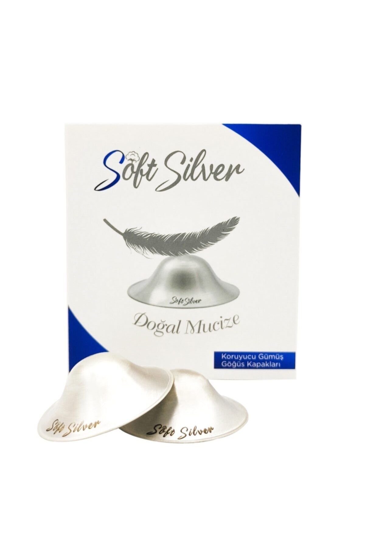 SoftSilver Koruyucu Gümüş Göğüs Ucu Kapakları 2li