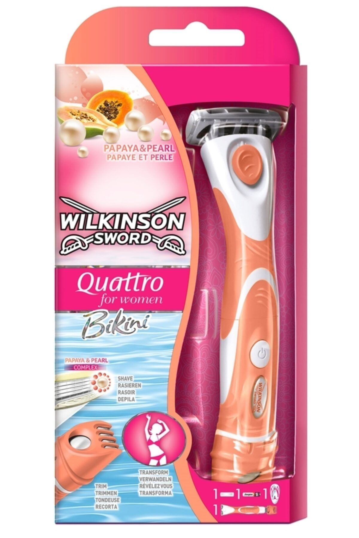 Wilkinson Sword Quattro For Women Bikini 1up Kadın Tıraş Makinesi 1