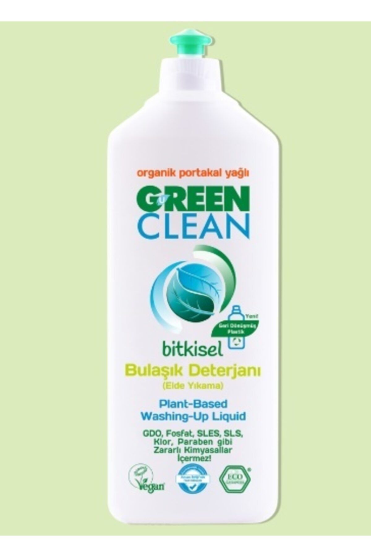 Green Clean Bitkisel Bulaşık Deterjanı 730 ml