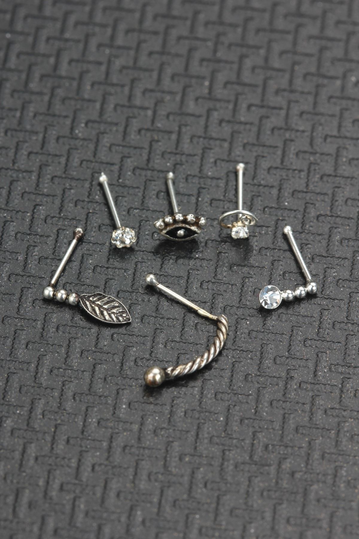 depozoom Zirkon Taşlı Set Gümüş Hızma 8 mm 925 Ayar