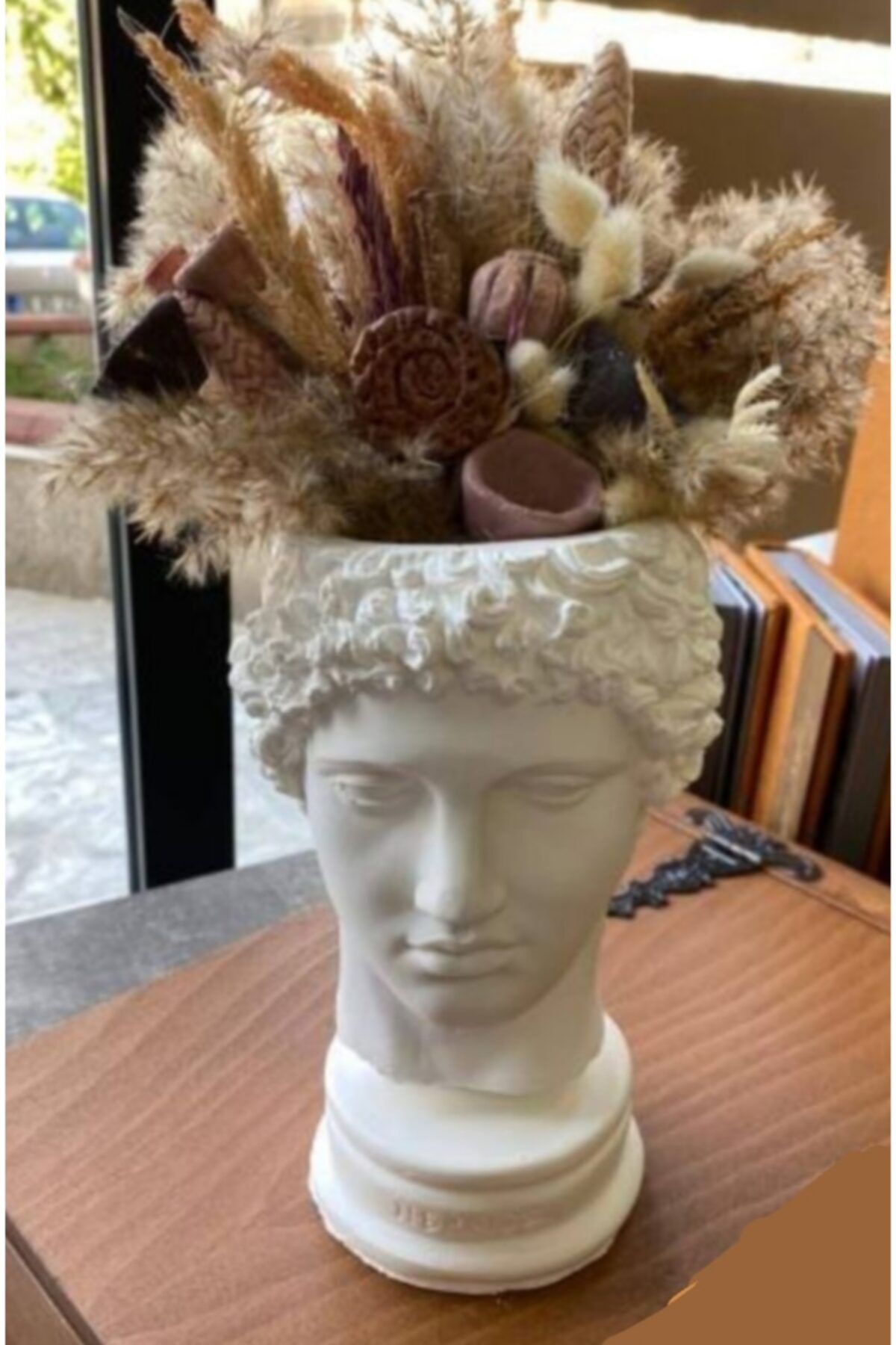 ZEBRAM Hermes Bust Saksı Ham Zbr257