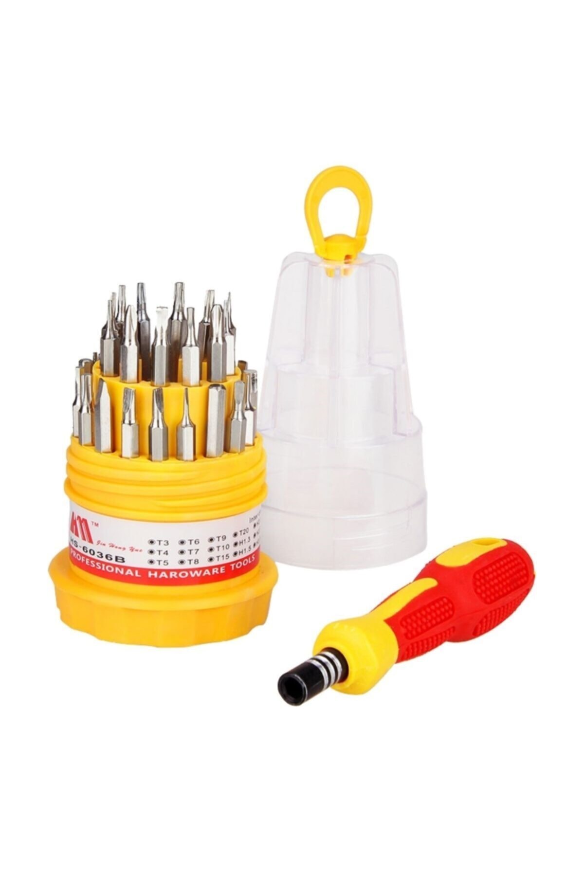 Geyiklis Buffer Orta 31 Parça Hassas Tornavida Bits Uç Seti Yumurta Tornavida