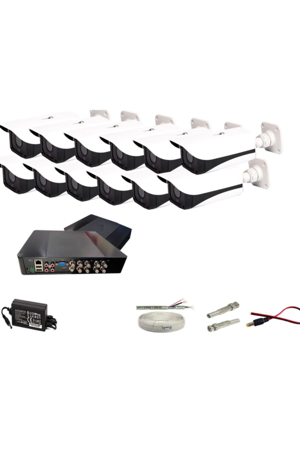 PROMISE 12 Kameralı Set 3mp 1080p Full Hd Metal Dahua Kasa Paket Sistem