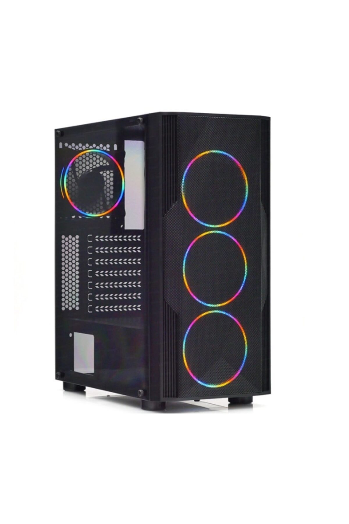Dark 500w 80+ Bronze Dıamond Pro Mesh Dkchdıamondproms580br 4x Rgb Fanlı Gamıng Mıd-tower Kasa