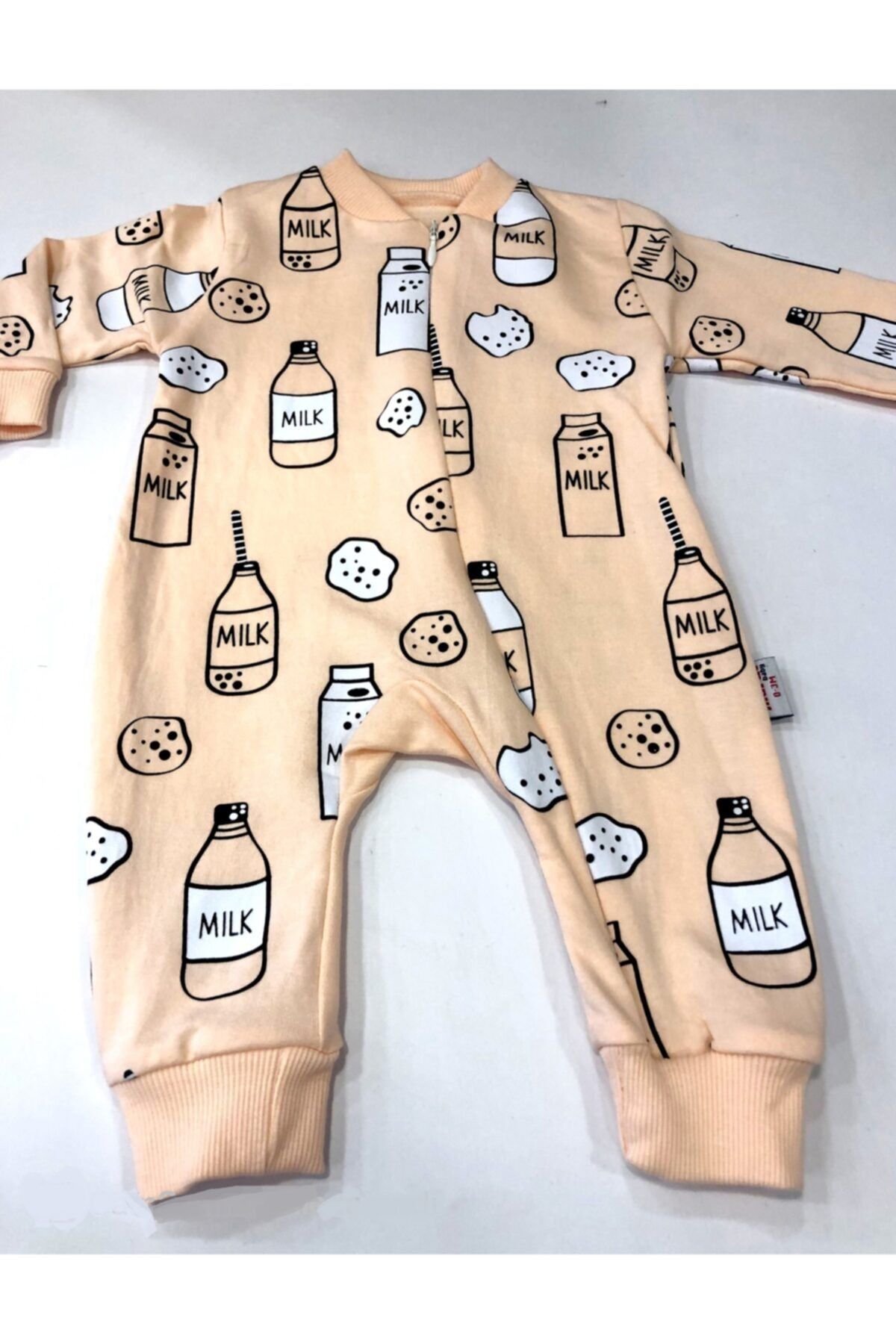 Murat Baby Bymurat 5057 Fermuarlı Milk Tulum