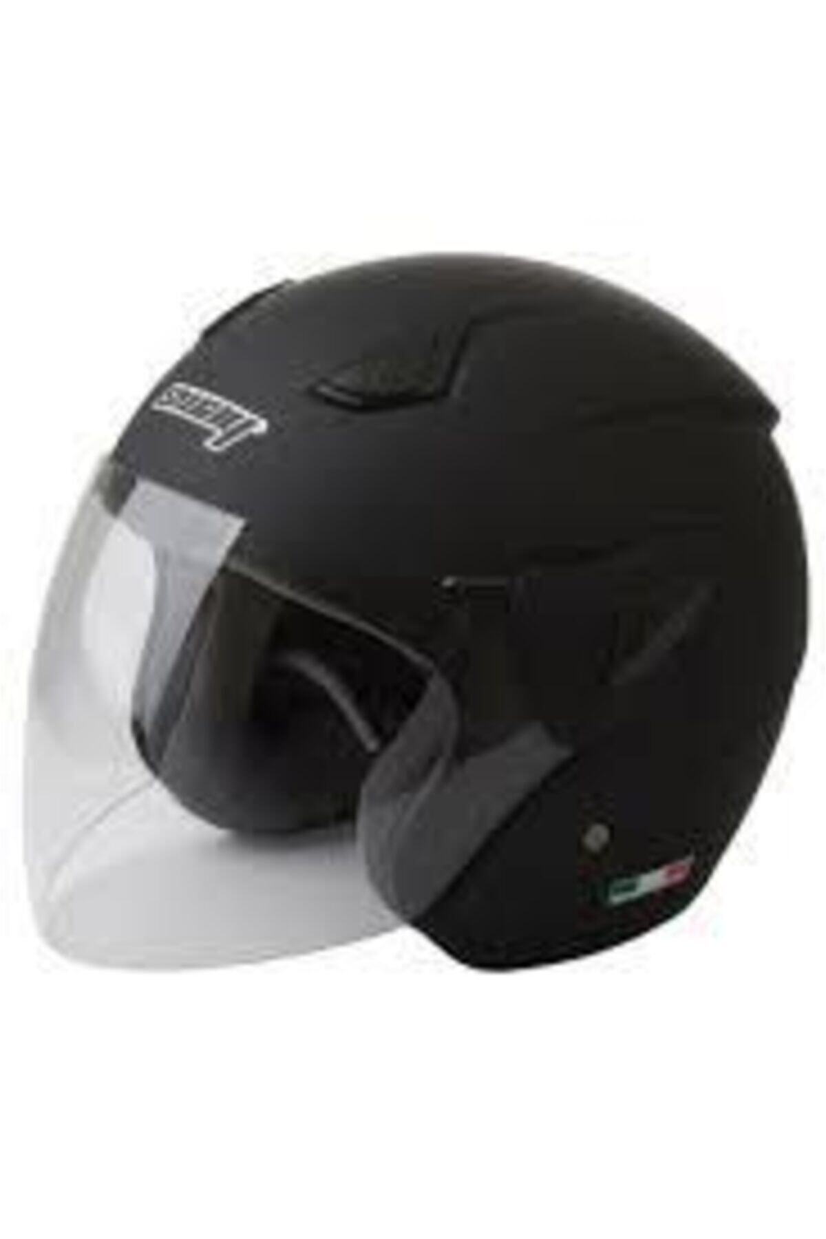 Sway Siyah Mat Acık Kask Ece 706 Mat Sıyah Ece 706