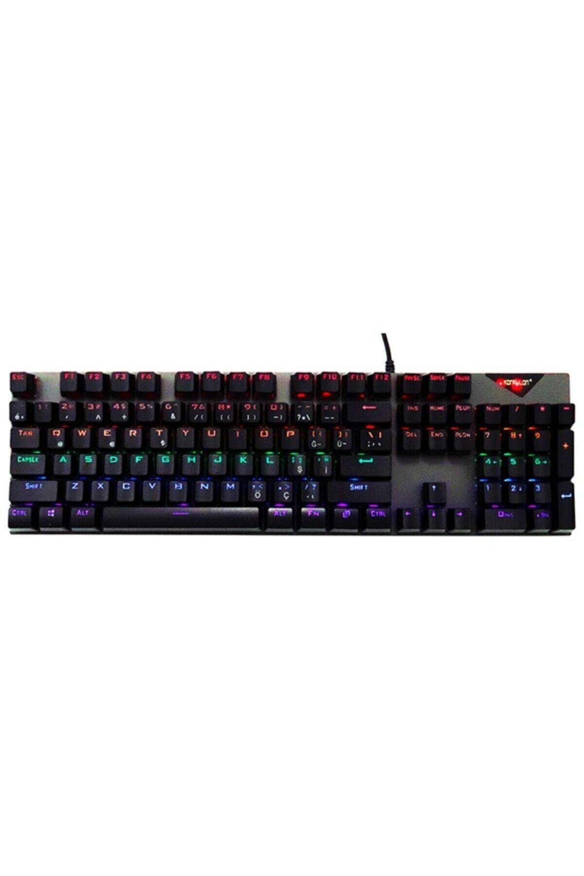 BLUPPLE V5 Rgb Işıklı Mekanik Oyuncu Klavyesi Gaming Türkçe Q Klavye Gamer Gaming Genç