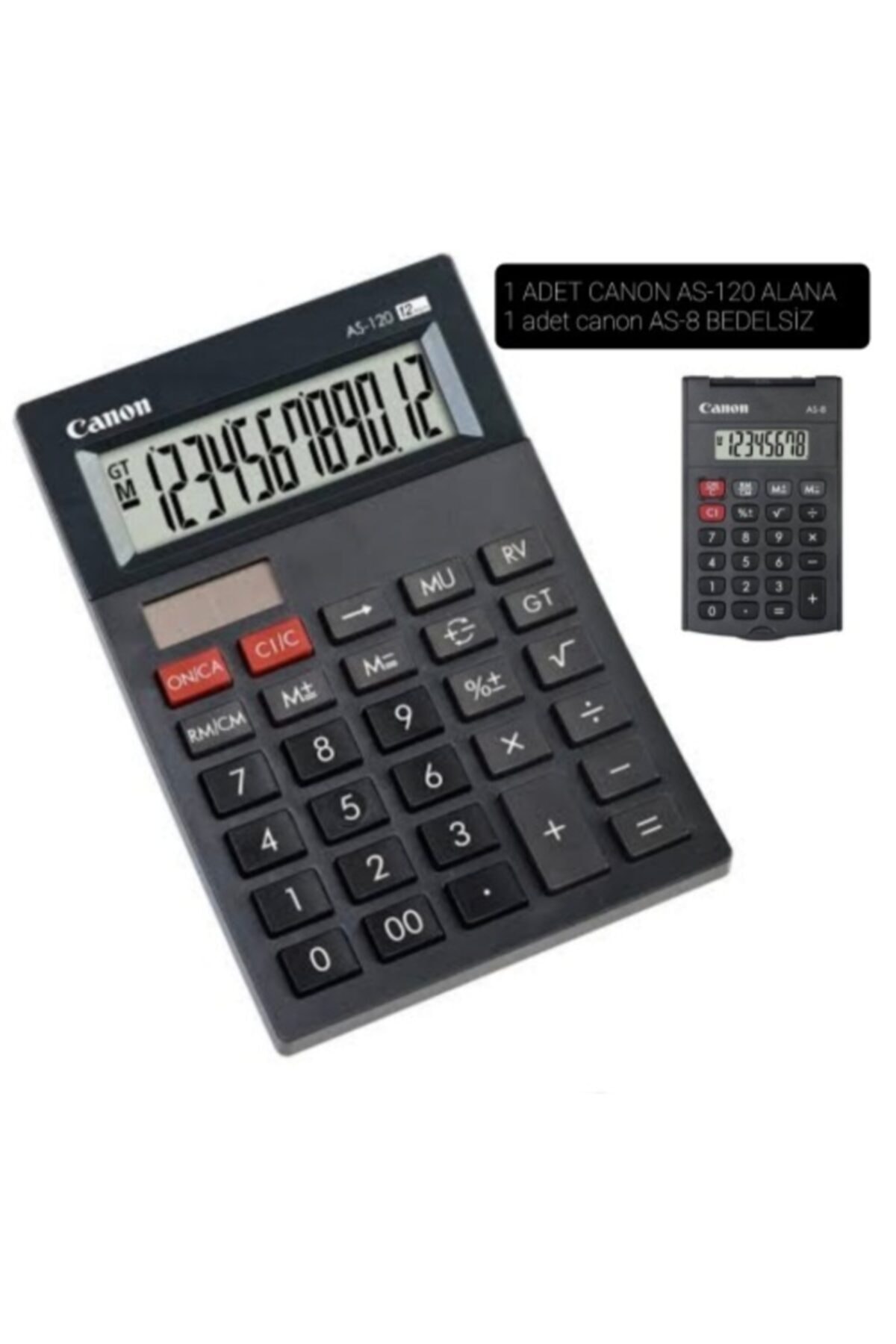 Canon As-120 Hesap Makinası( As-8 Bedelsiz)