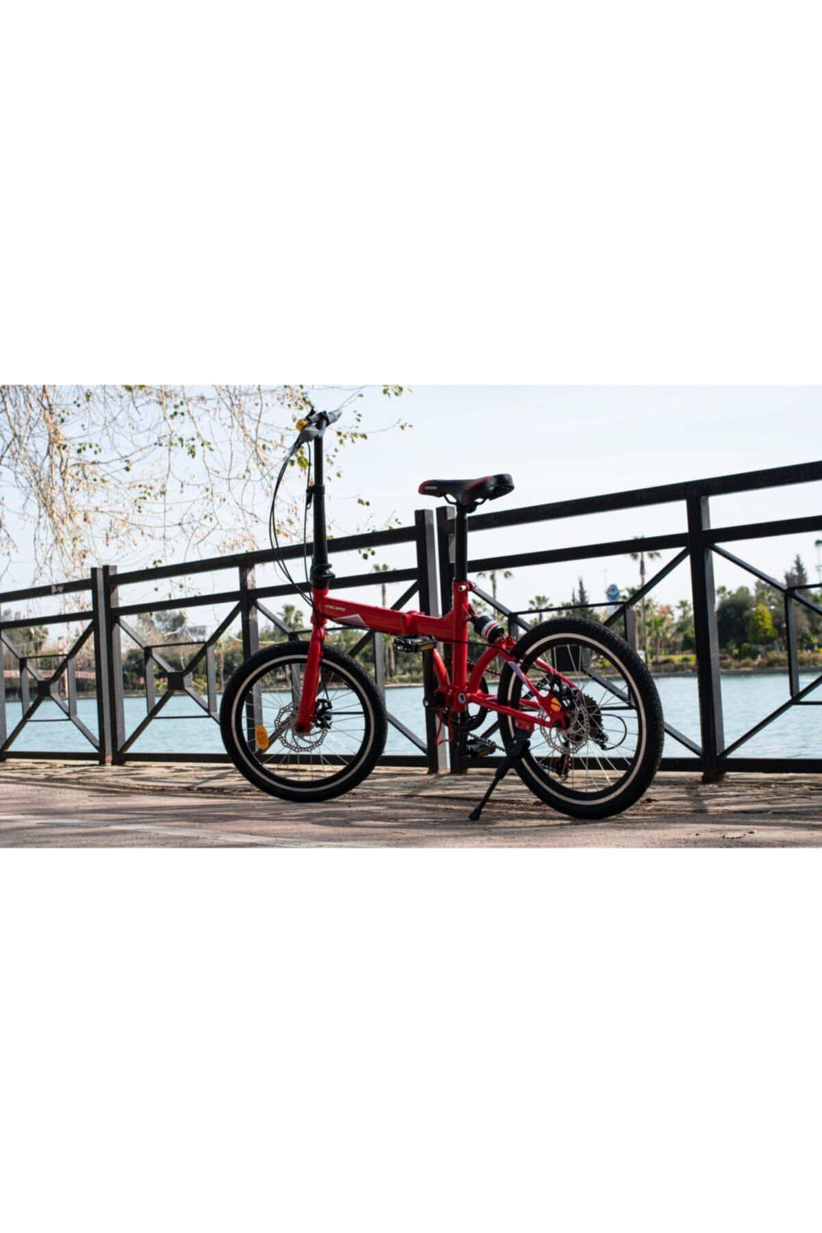 istbike 20 jant 6 vites amortisorlu celik kadro katlanir bisiklet kirmizi fiyati yorumlari trendyol