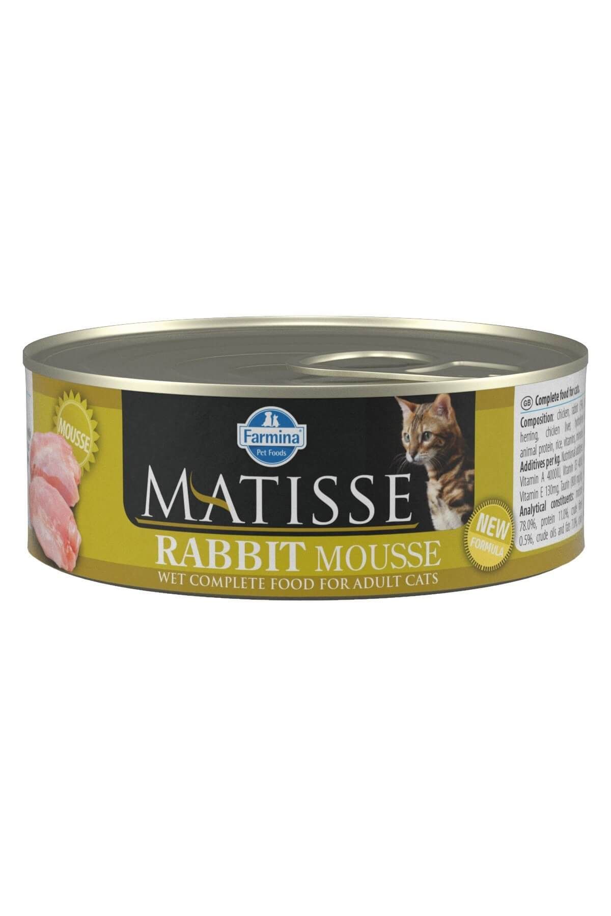 n d matisse rabbit tavsan kedi konservesi 80 gr 12 adet fiyati yorumlari trendyol