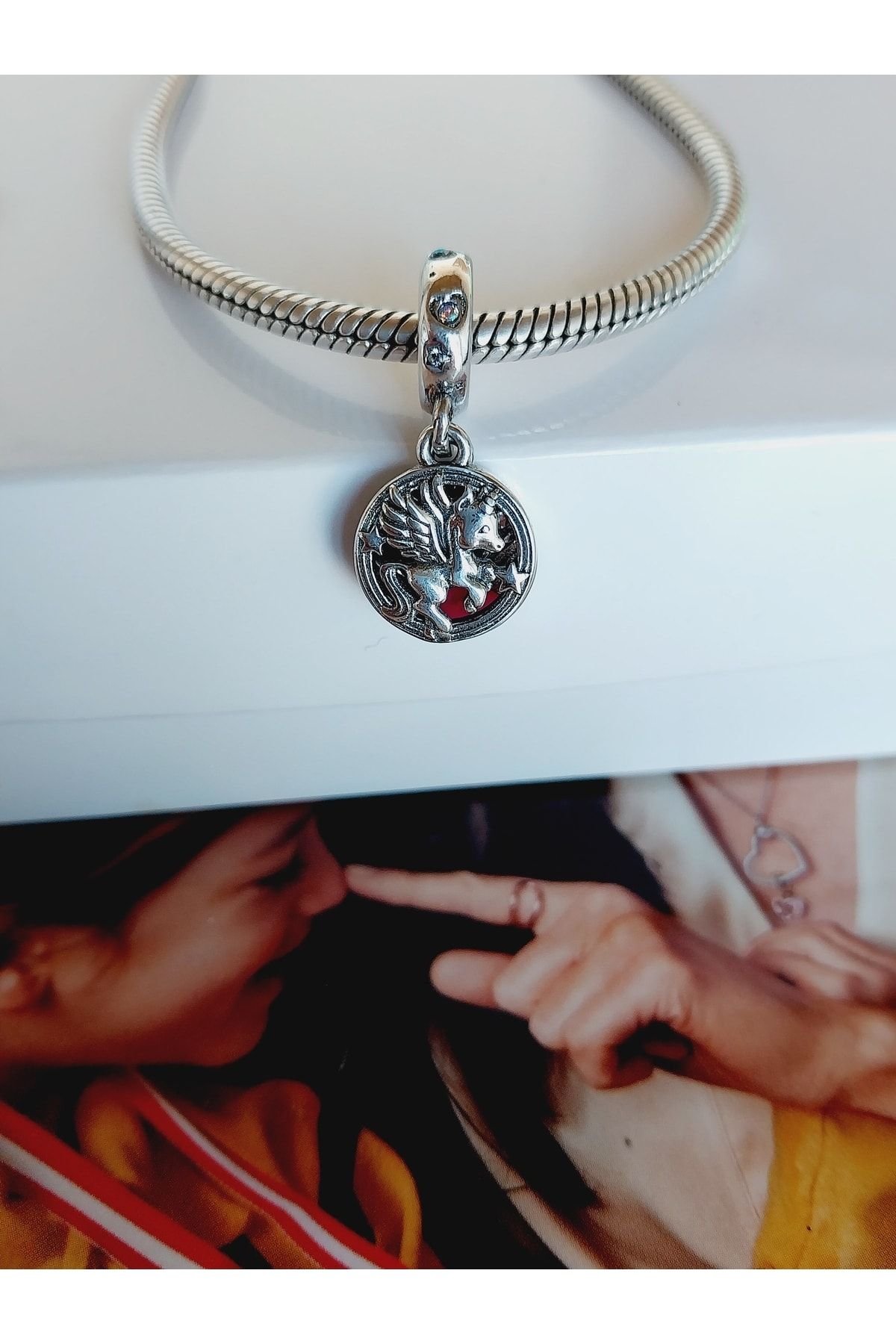 PJAUTHENIC Magic Unicorn Silver Charm Compatible with All