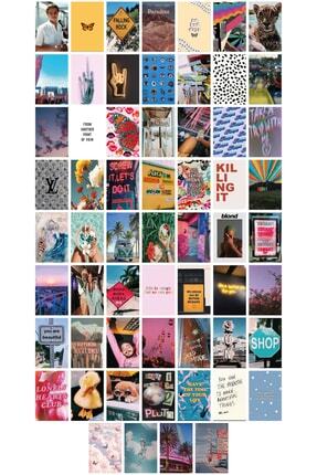 Aesthetic Boujee Duvar Posteri Seti Poster Kolaj Seti - 60 Adet - 10cm X 15cm Image 0