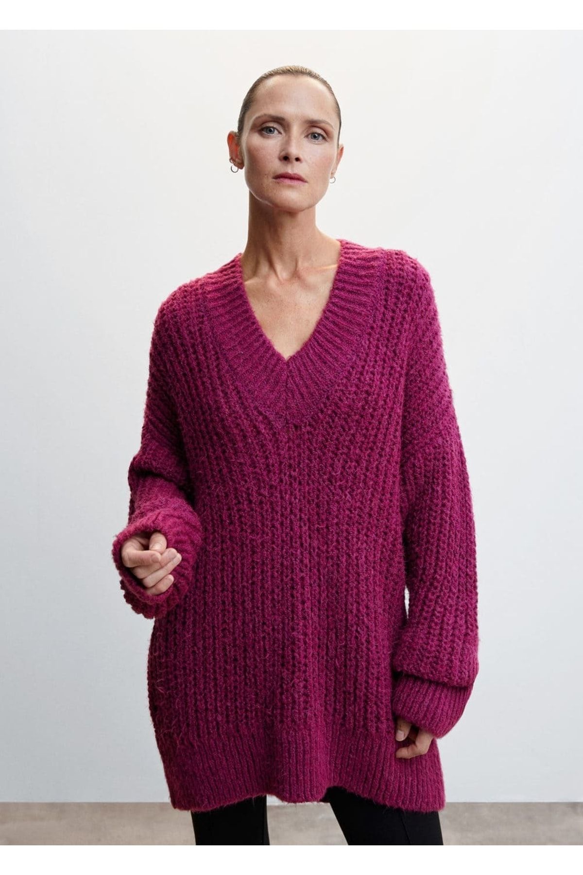Mango purple outlet jumper