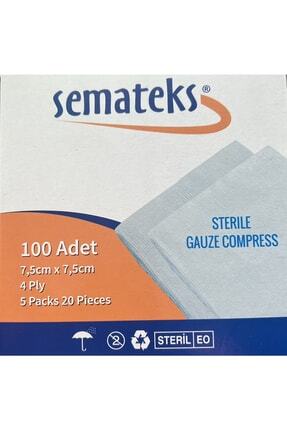 Steril Gaz Kompres Sapnaç 7,5cm X7,5cm 100 Adet Image 0