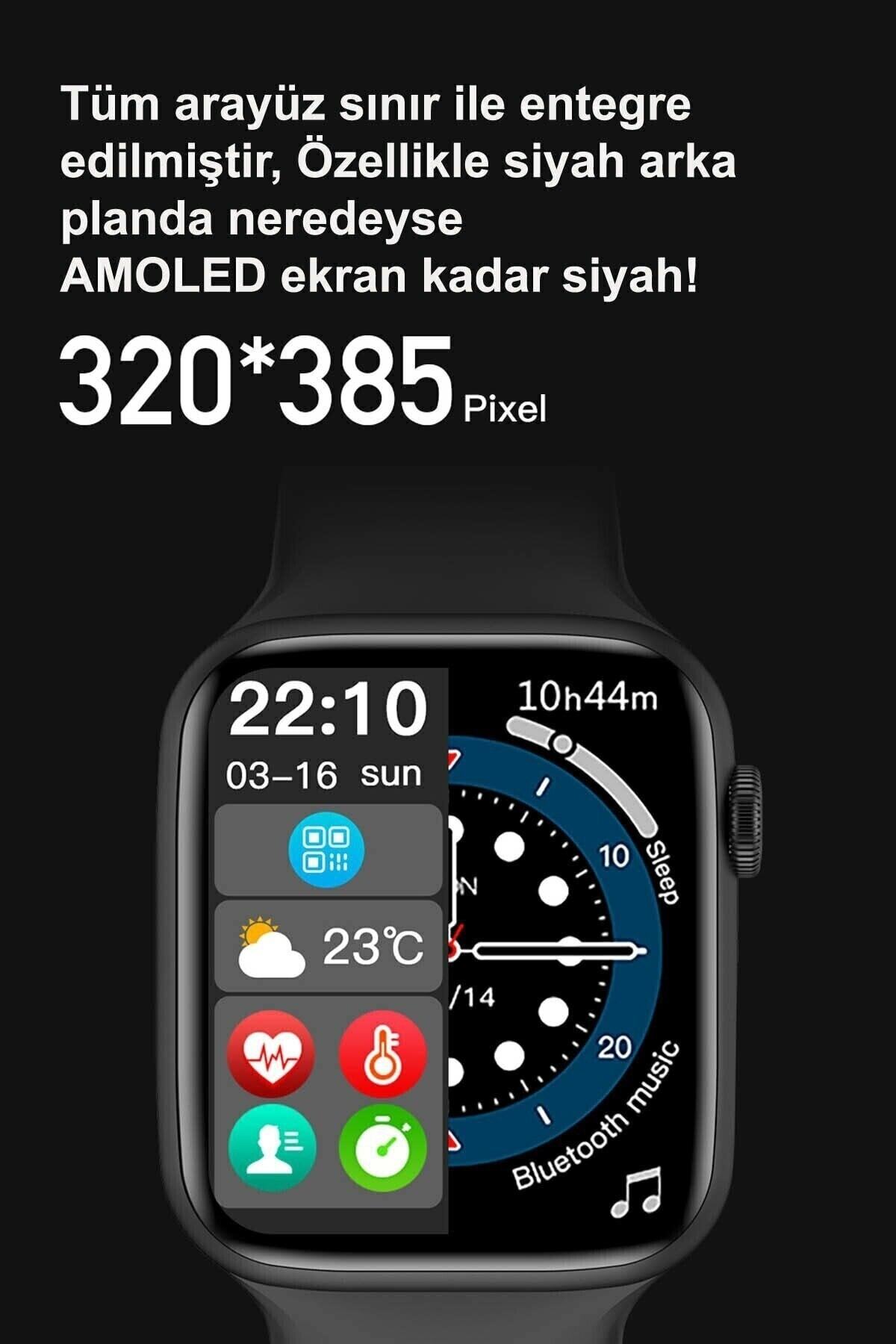 Watch 7 Watch Smart Watch with Voice Search Notification Assistant سازگار با اندروید و آیفون