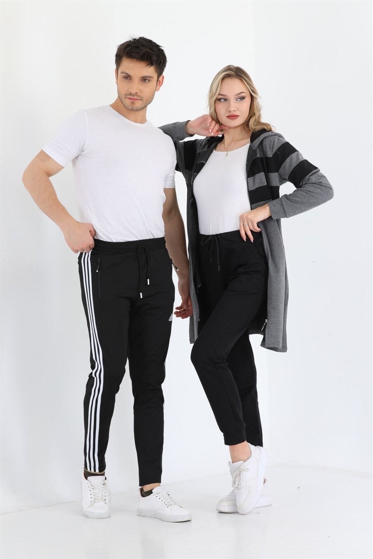 westbound Hijab Tracksuit Set Anthracite Gray Trendyol