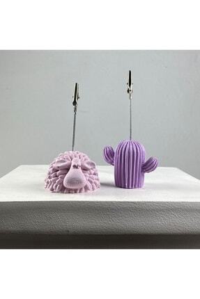Kaktüs Ve Kuzu Not Tutucu 2'li Set (lila-pembe) Image 0