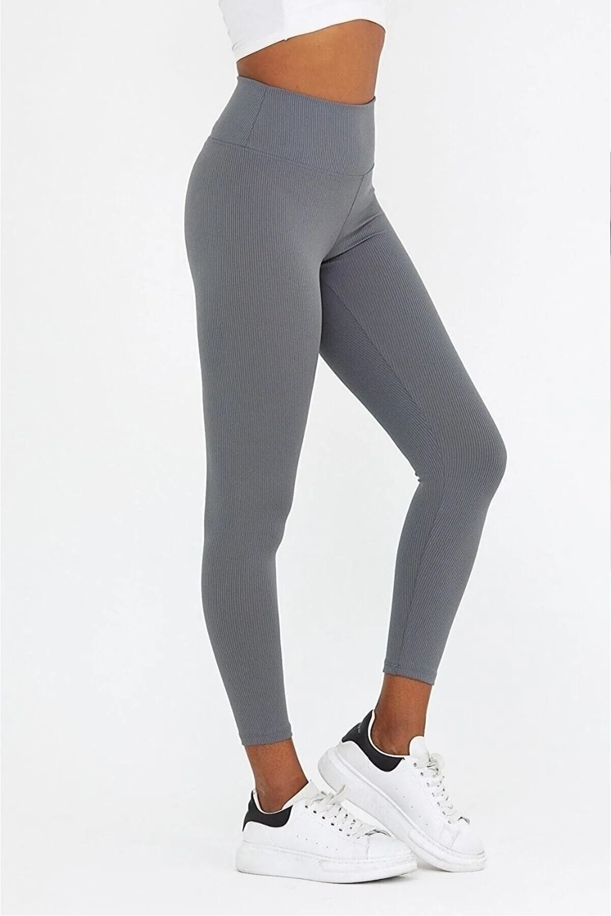 manolyabutik Women s Ribbed Rose Gold High Waist Tightening