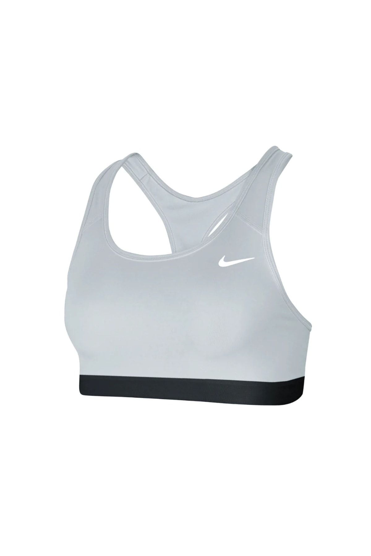 NEW Nike Women's Medium Support Padded Swoosh Sports Bra BV3636 White 