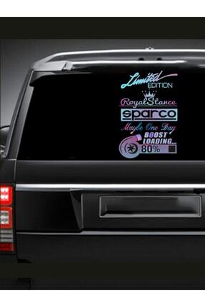 Hologram Arka Cam Sticker Oto Aksesuar Çıkartma Image 0