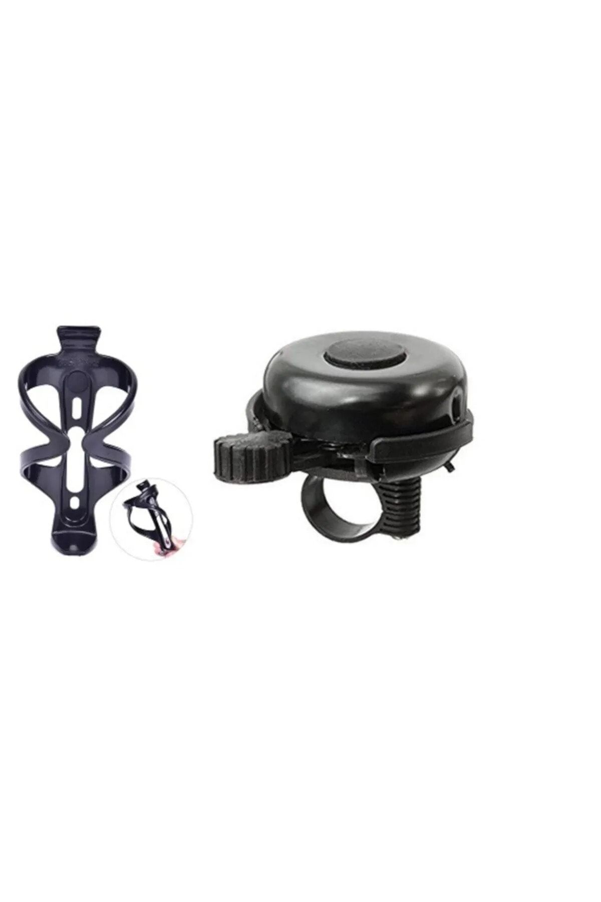 tur bike Bicycle Water Bottle Cage Bell 2 Piece Set Compatible