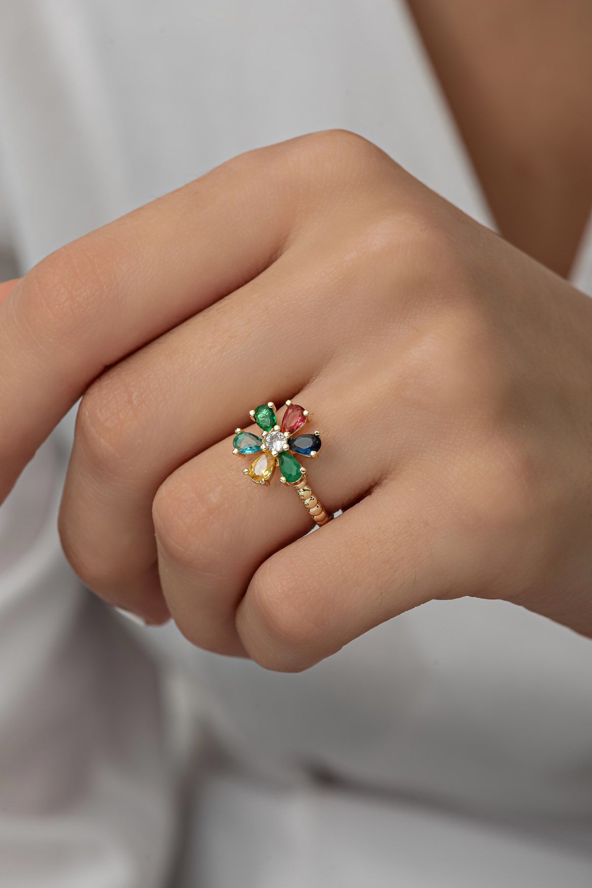 Camellia deals flower ring